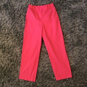 Vintage 1990s Bob Mackie Studio Pink Pants Cotton blend Zipper Size 4